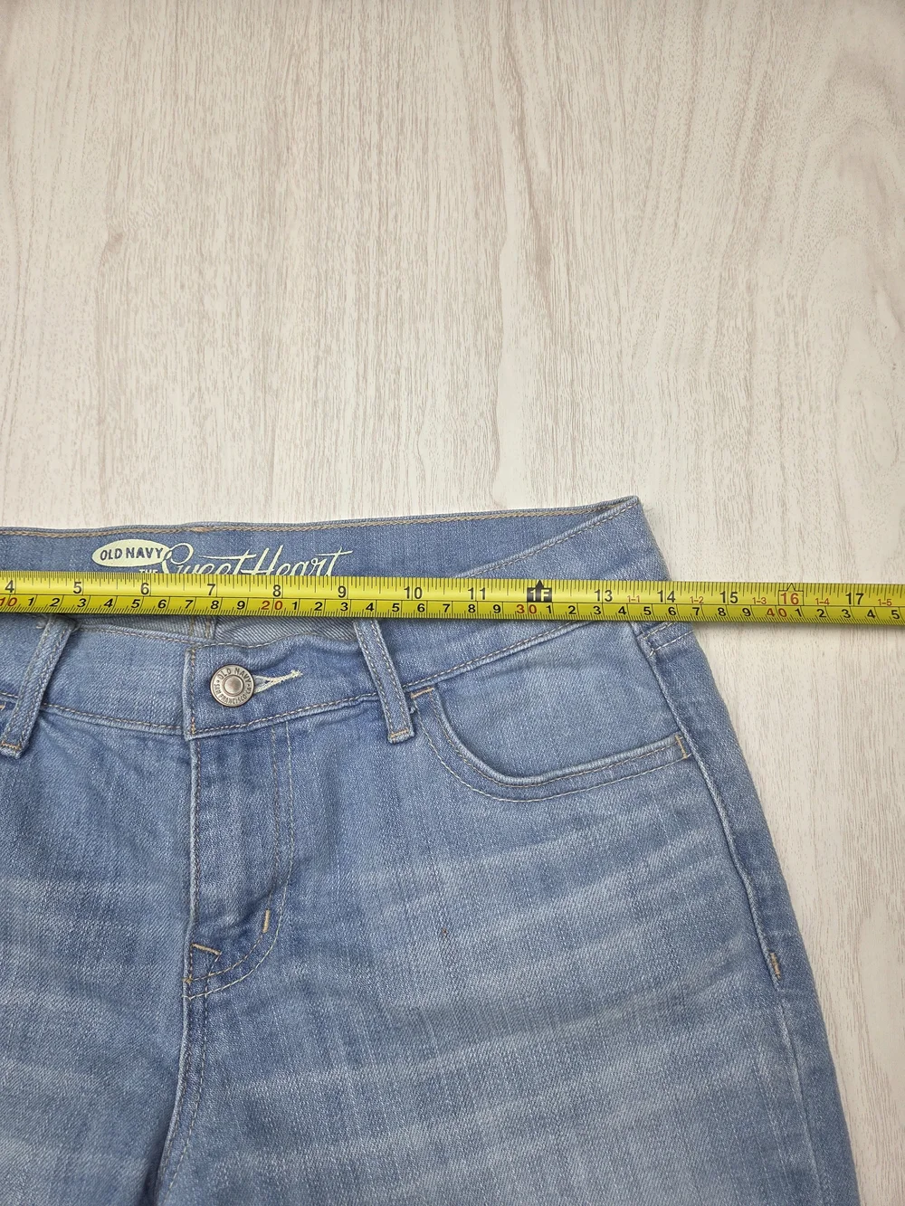Old Navy Sweetheart Light Blue Denim Shorts Size 2